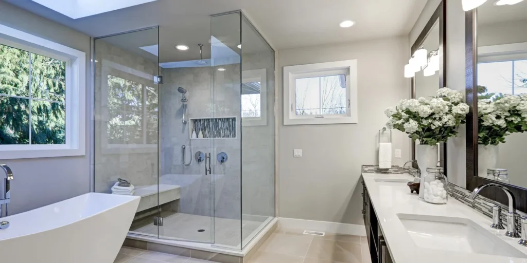 Installation Walk in Showers Tub 